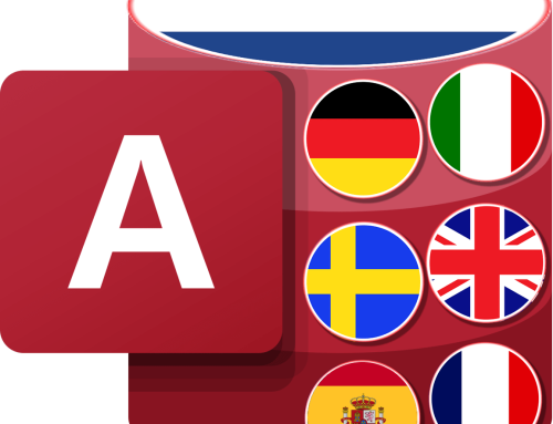 Making your Access application multilingual: what are the options?
